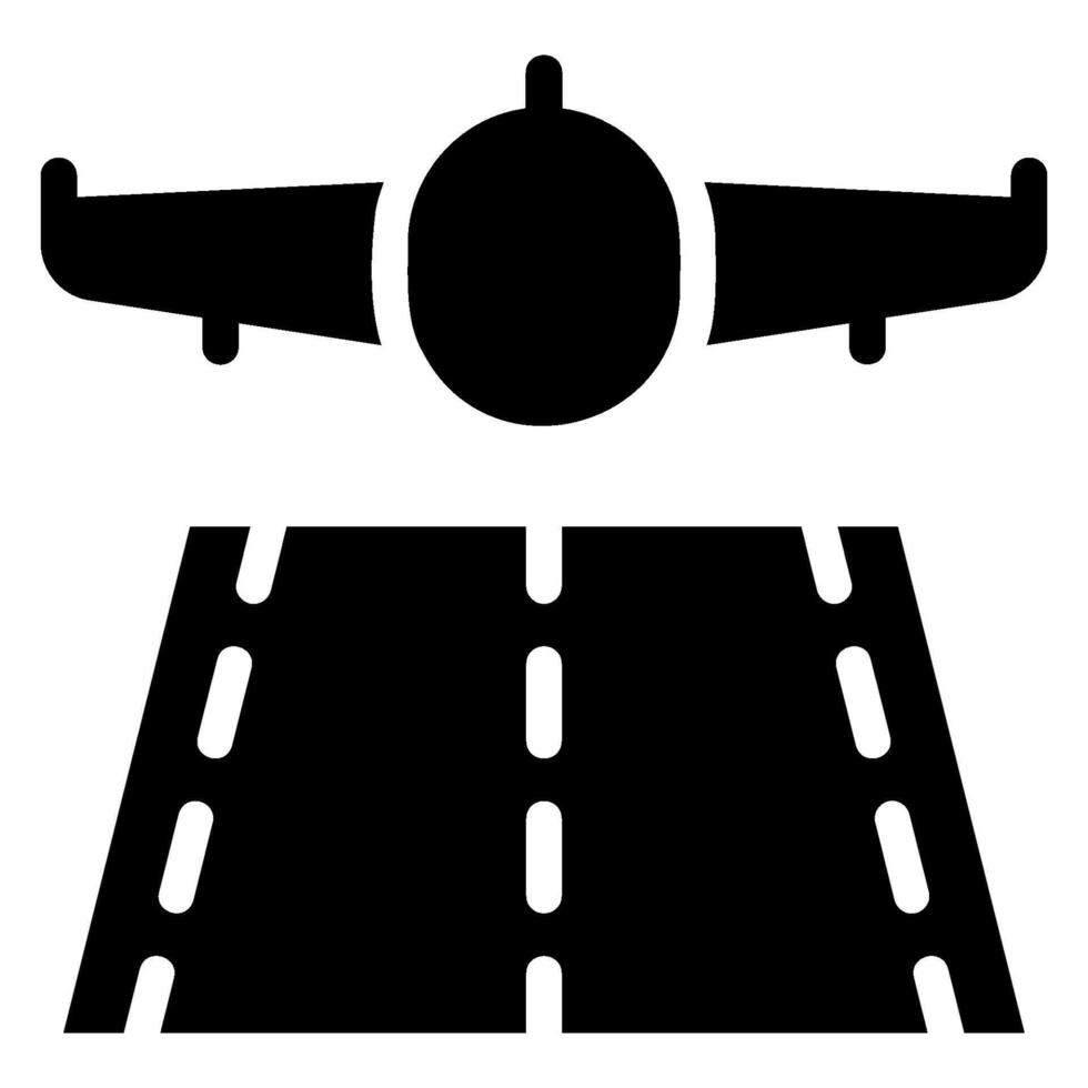 Symbol für die Landungsglyphe vektor