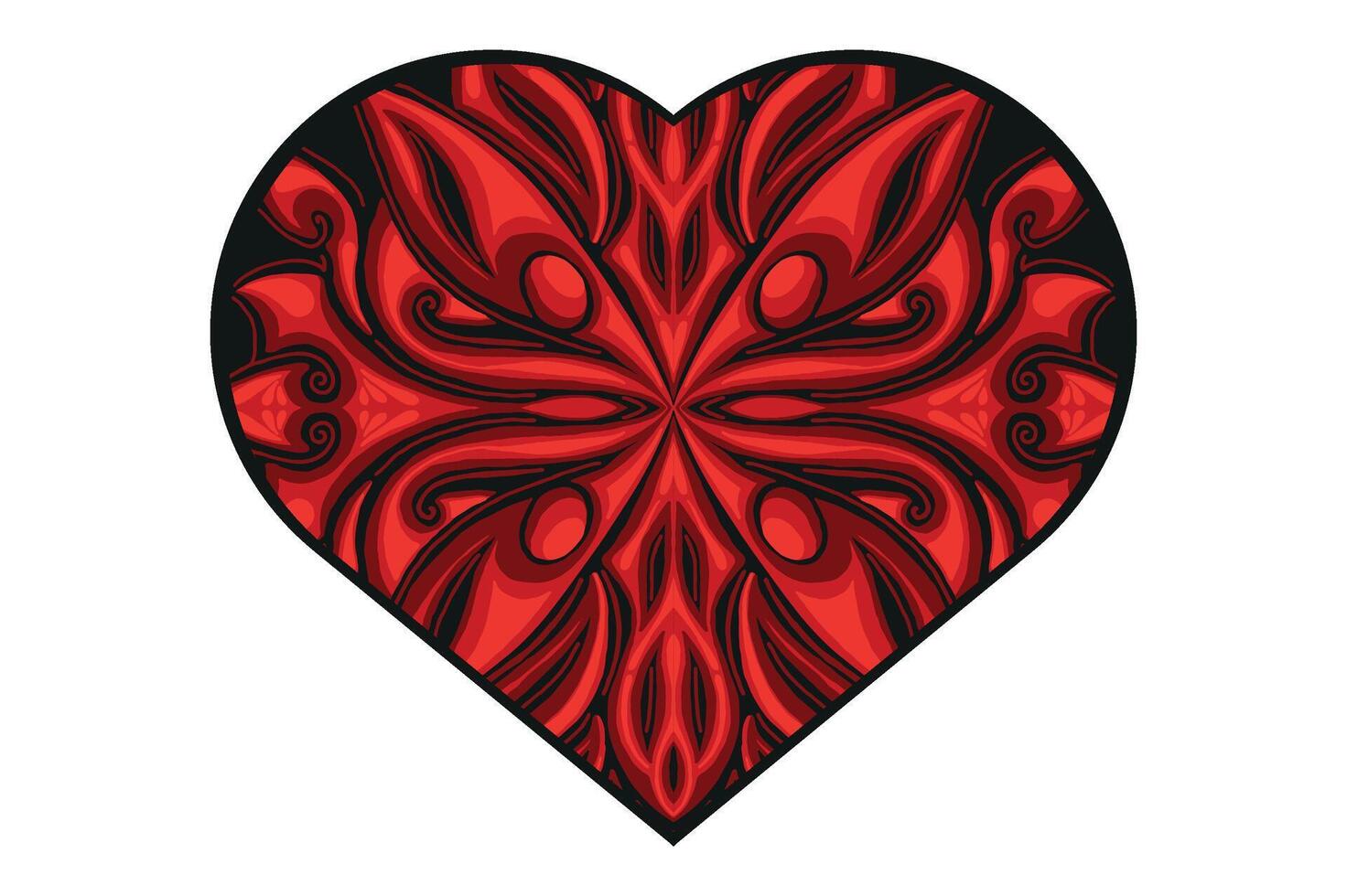 Liebe Ornament Vektor Design zum Valentinstag Dekoration