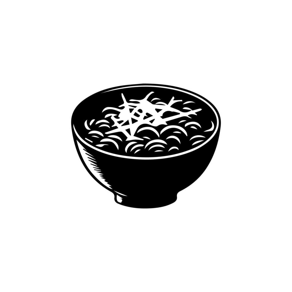 Ramen spaghetti. vektor illustration för maskot logotyp eller stickerasian japansk traditionell mat kök. klämma konst, meny, affisch, skriva ut, baner