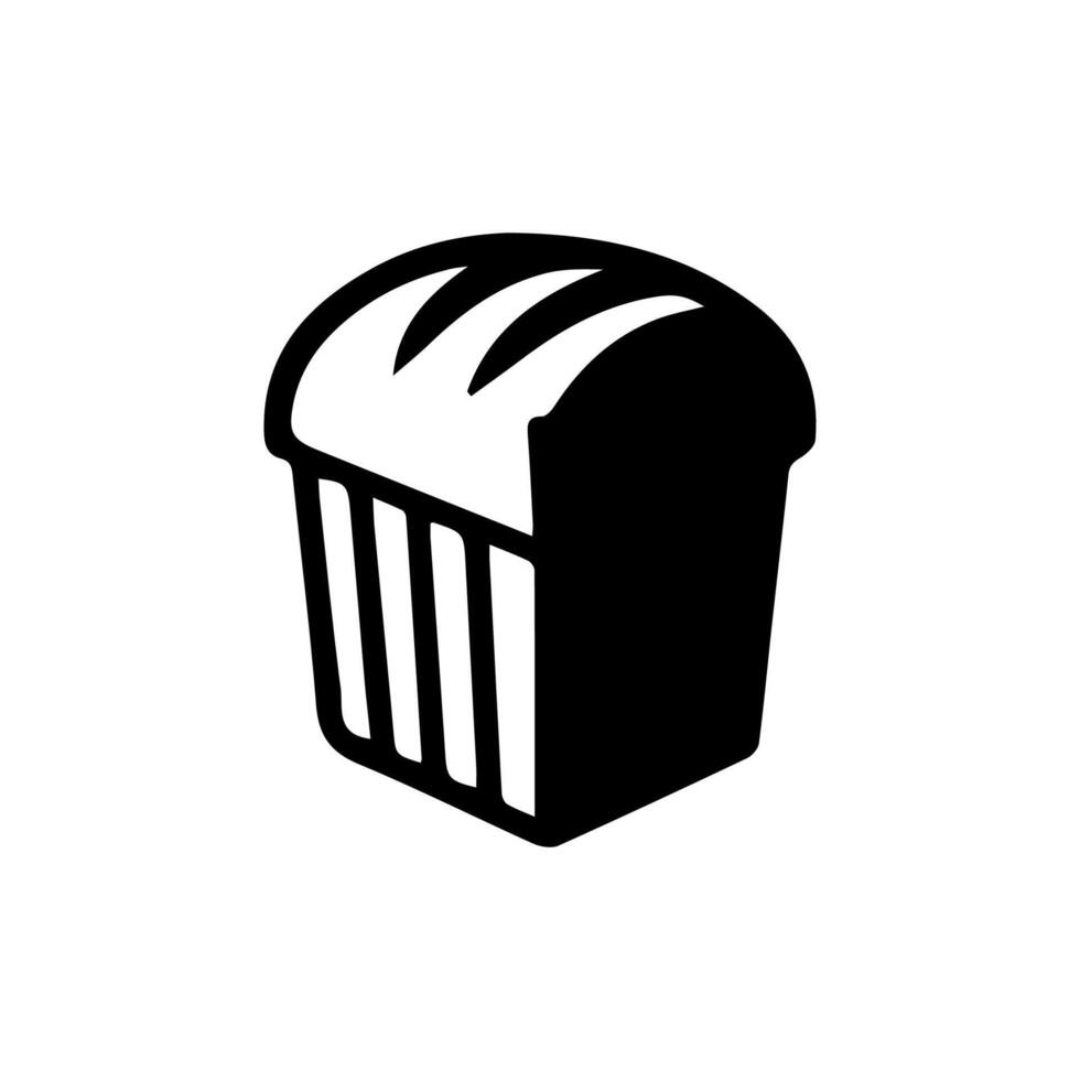 Brot Symbol Illustration isoliert Vektor Zeichen Symbol