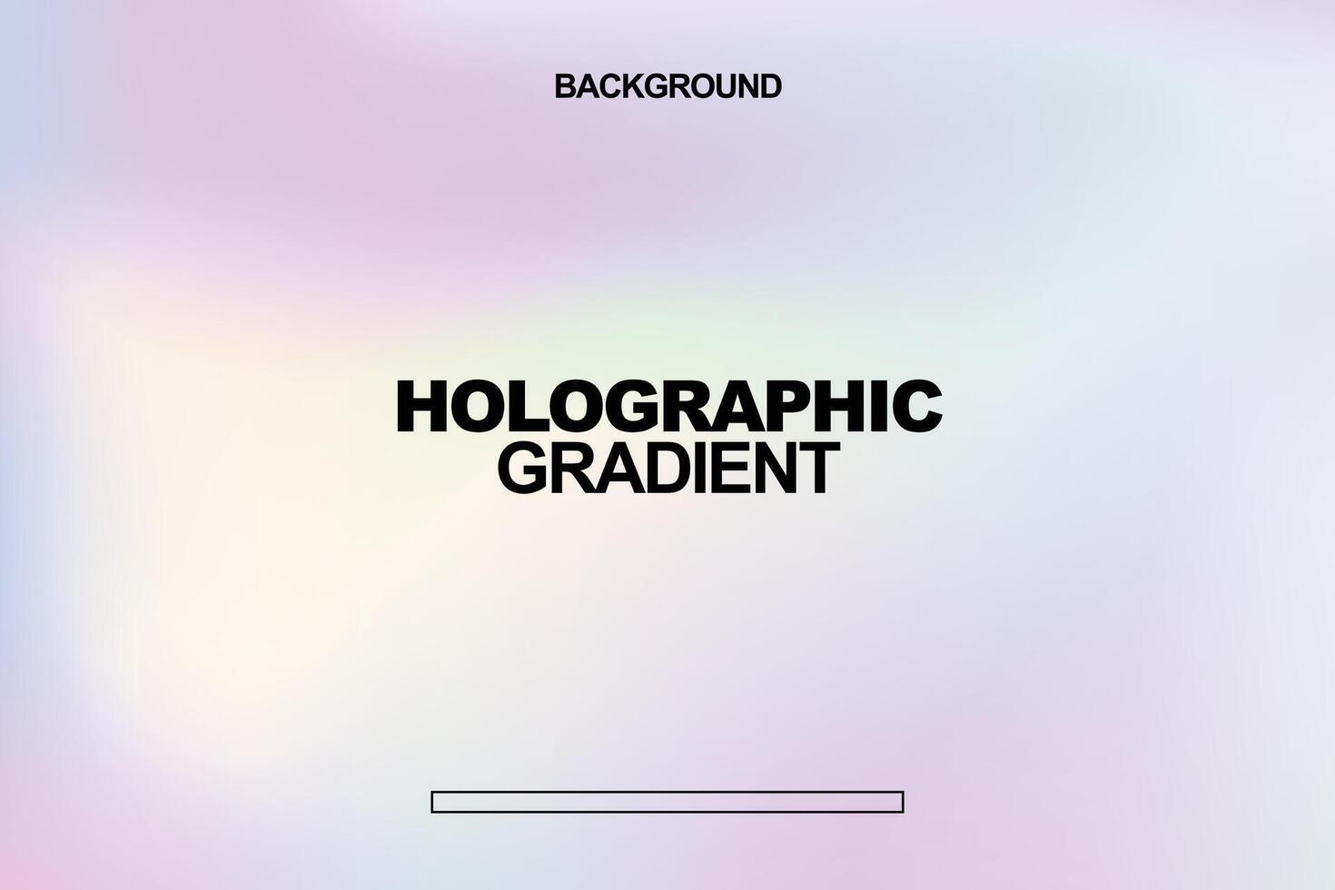 Sanft Pastell- holographisch Gradient Hintergrund vektor