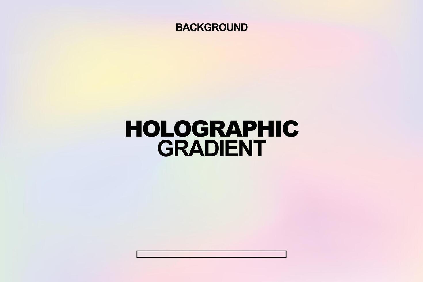 Sanft Pastell- holographisch Gradient Hintergrund vektor