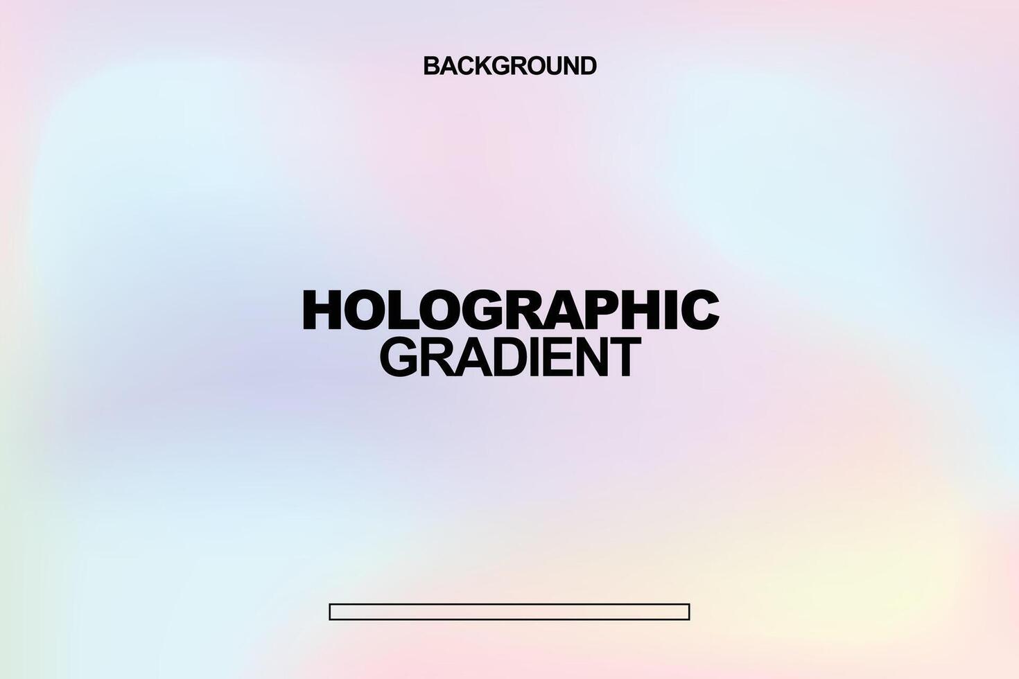 Sanft Pastell- holographisch Gradient Hintergrund vektor