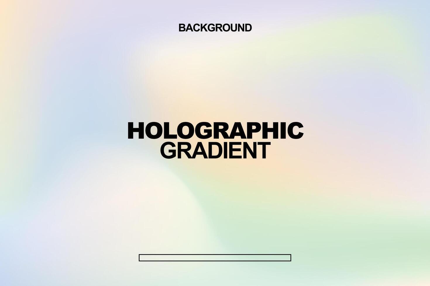 Sanft Pastell- holographisch Gradient Hintergrund vektor