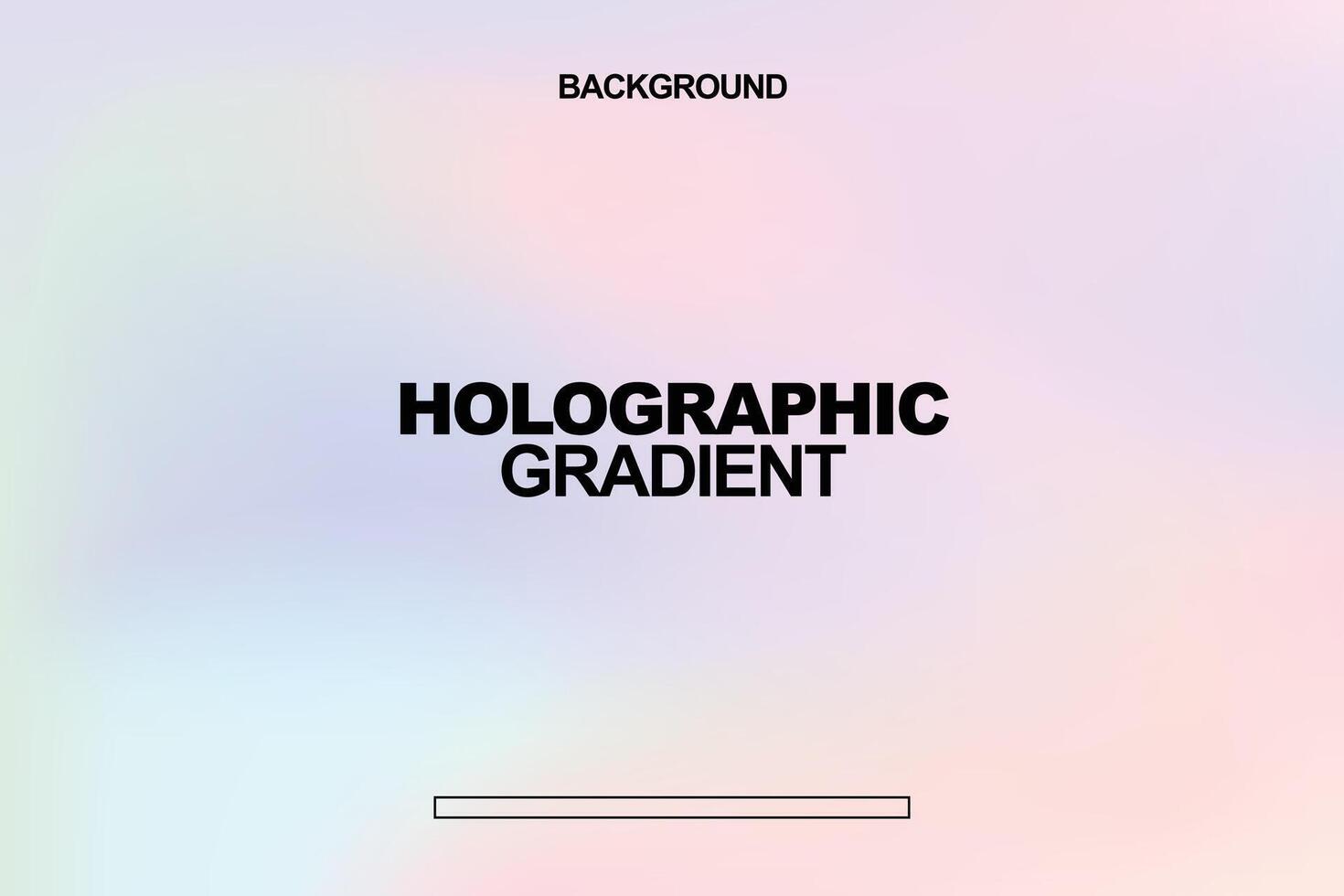 Sanft Pastell- holographisch Gradient Hintergrund vektor