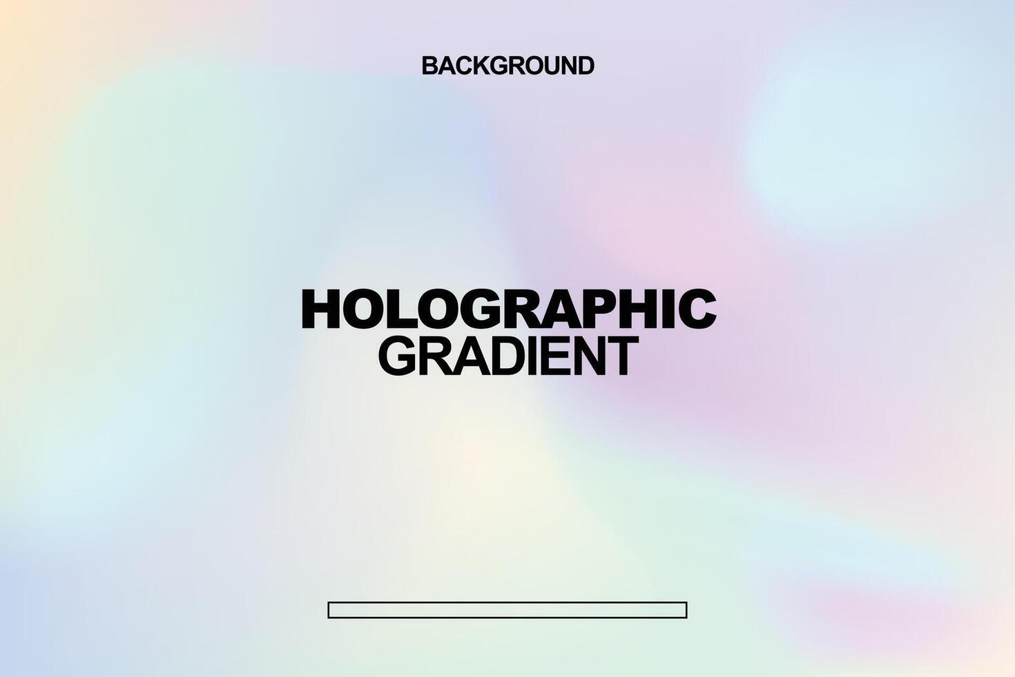 Sanft Pastell- holographisch Gradient Hintergrund vektor