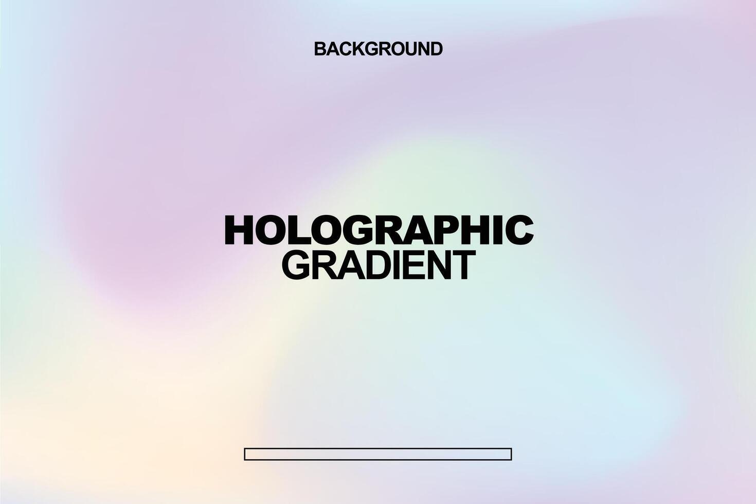 Sanft Pastell- holographisch Gradient Hintergrund vektor