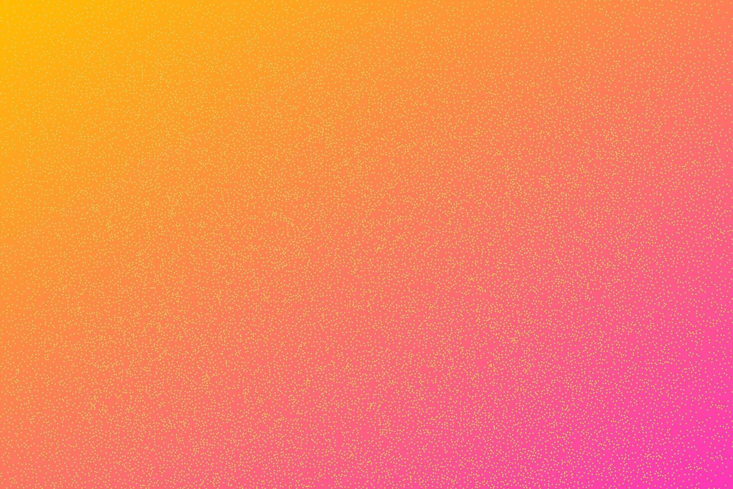 hell Orange und Rosa gepunktet texturiert Hintergrund, laut grobkörnig Punkt Halbton Wirkung, Vektor Neon- Illustration. modisch Banner im Grunge Stil.