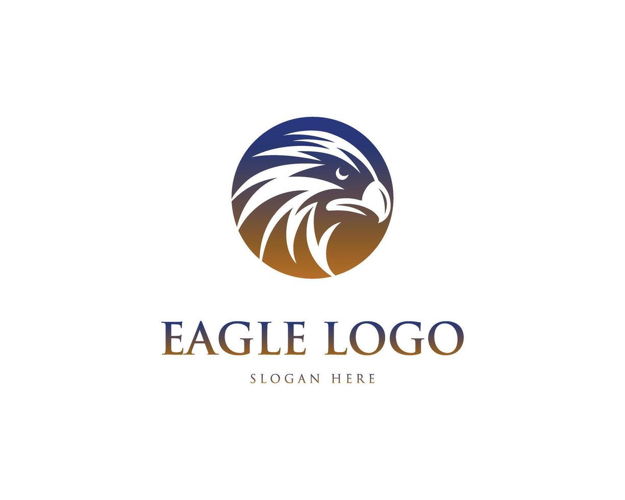 Örn emblem logotyp design modern vektor mall.