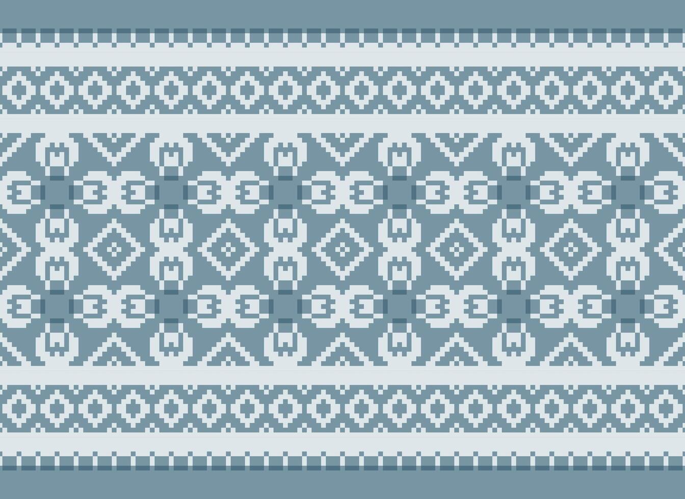 pixel korsa sy traditionell etnisk mönster paisley blomma ikat bakgrund abstrakt aztec afrikansk indonesiska indisk sömlös mönster för tyg skriva ut trasa klänning matta gardiner och sarong vektor