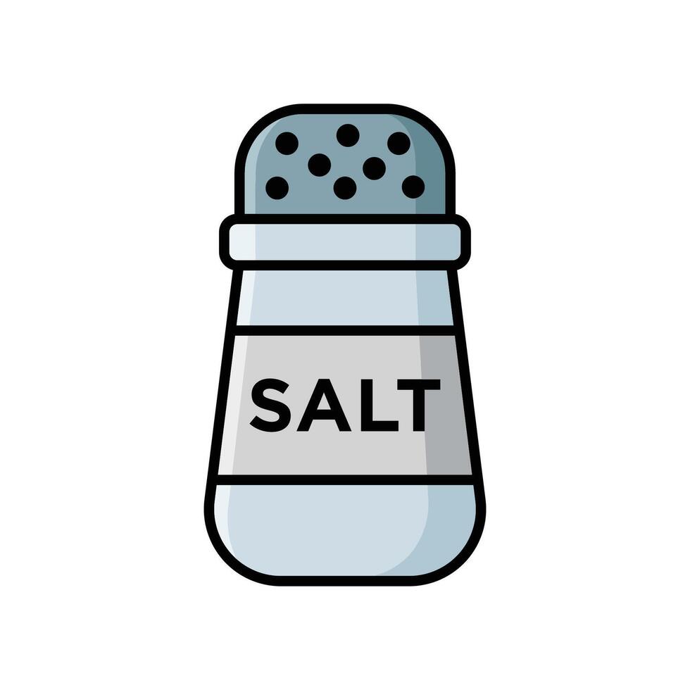 Salz- Symbol Vektor Design Vorlage im Weiß Hintergrund