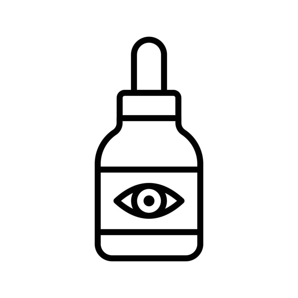 Auge Tropfen Symbol Vektor Design Vorlage im Weiß Hintergrund