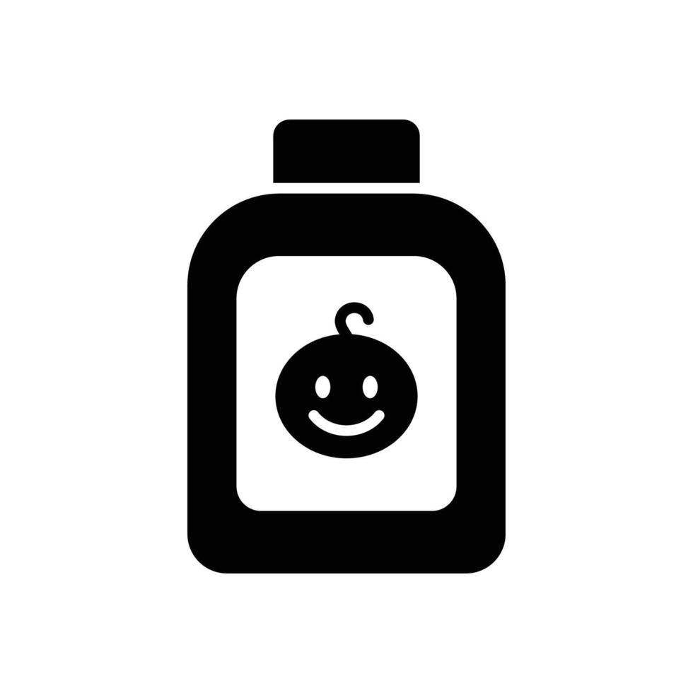Baby Pulver Symbol Vektor Design Vorlage im Weiß Hintergrund