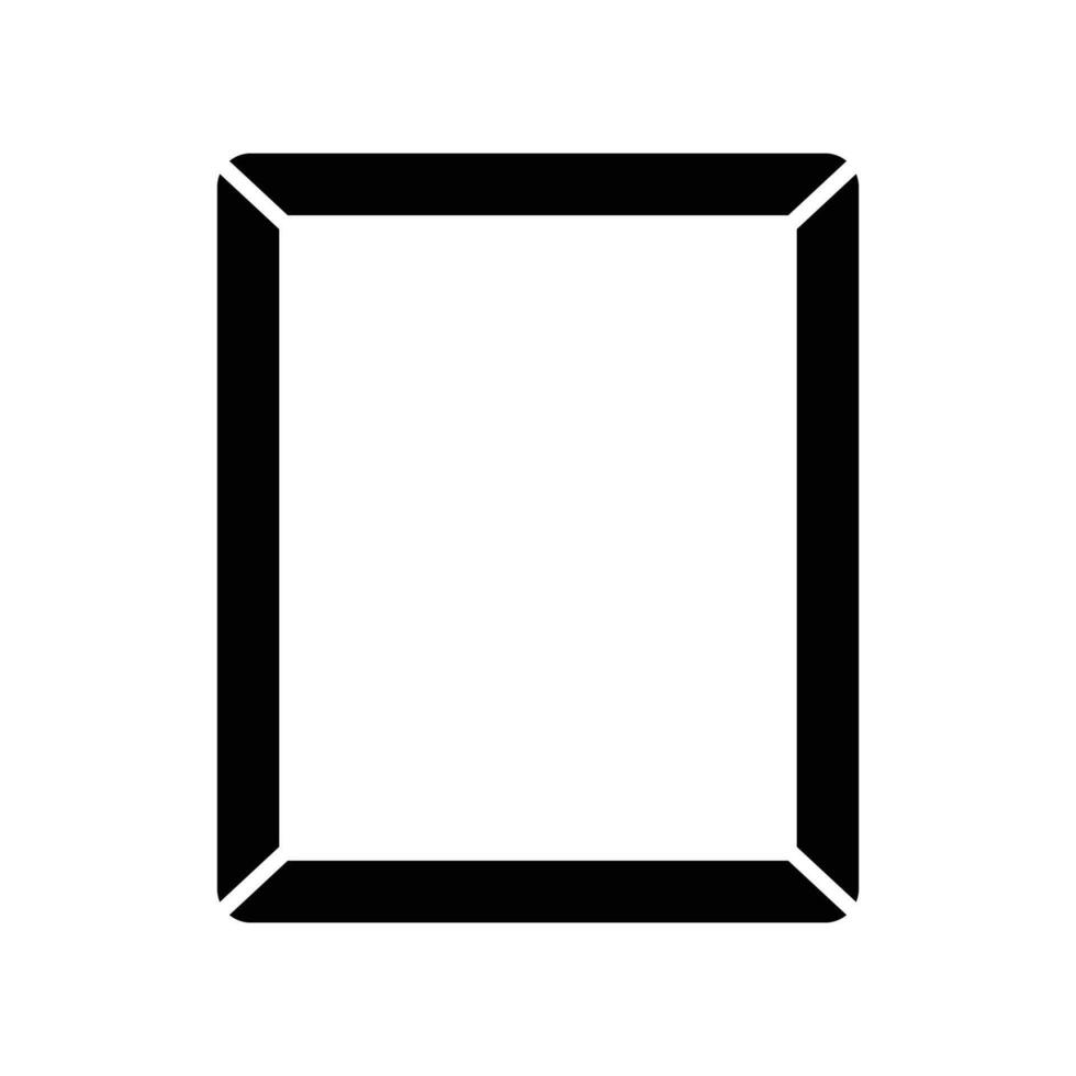 Spiegel Symbol Vektor Design Vorlage im Weiß Hintergrund