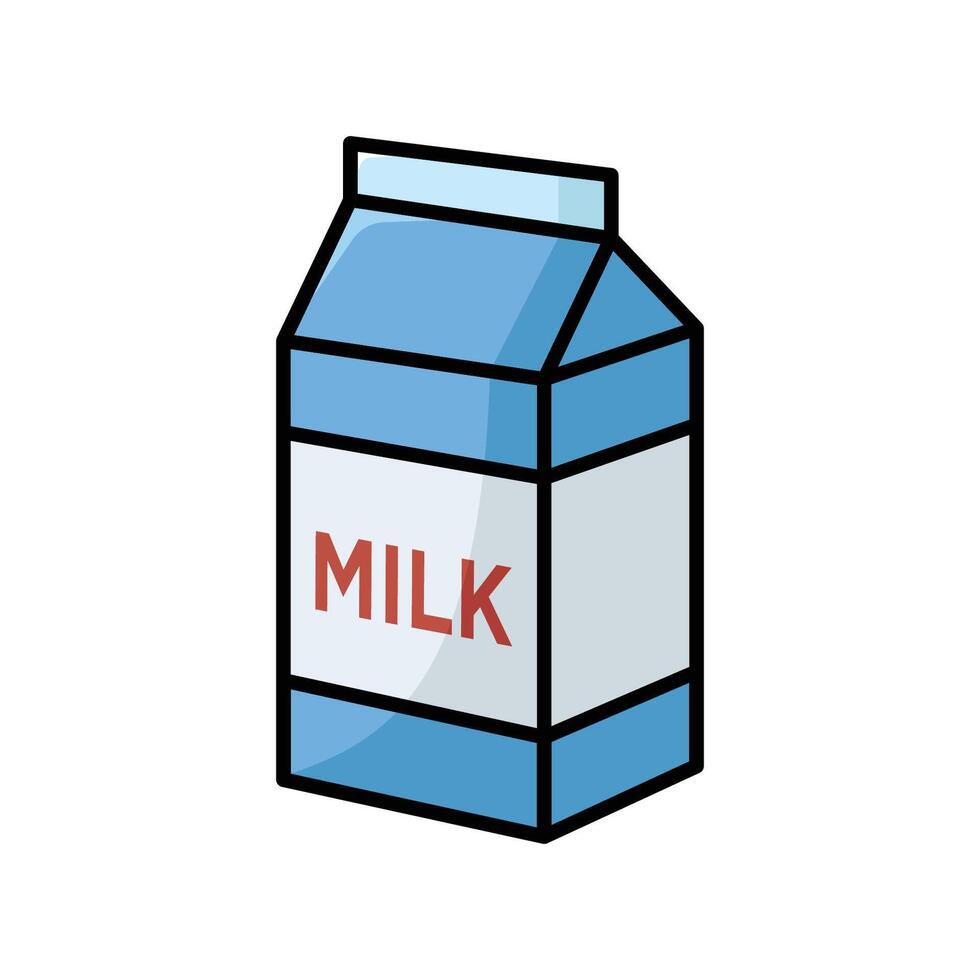Milch Symbol Vektor Design Vorlage im Weiß Hintergrund