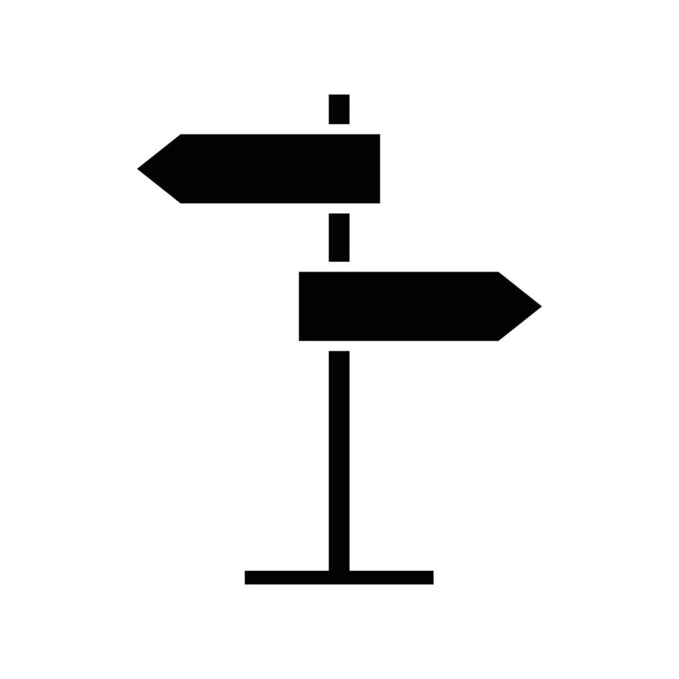 väg tecken ikon vektor design mall i vit bakgrund