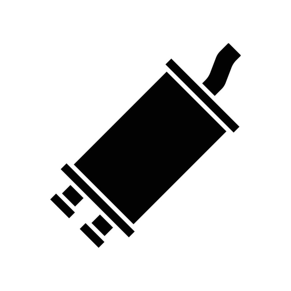 Druckschalldämpfer Symbol Vektor Design Vorlage im Weiß Hintergrund