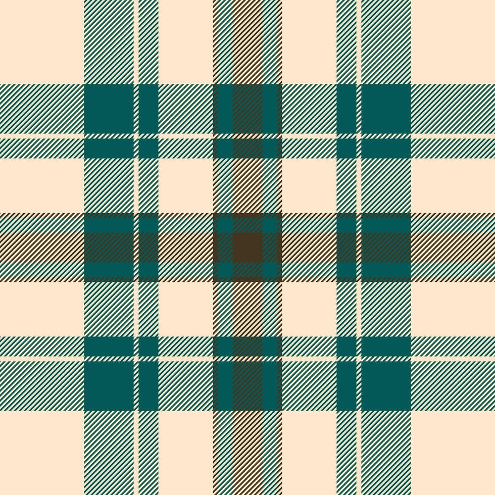 Muster Hintergrund Textur von Textil- Stoff prüfen mit ein Plaid nahtlos Tartan Vektor. vektor