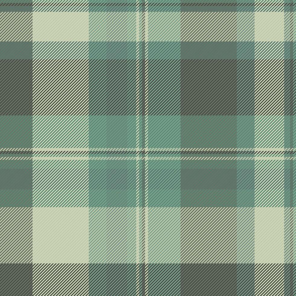 Vektor Stoff Muster von prüfen nahtlos Hintergrund mit ein Tartan Textil- Plaid Textur.