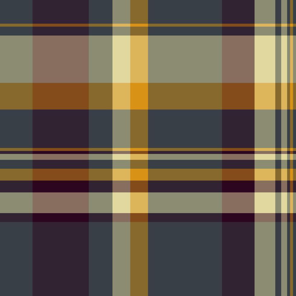 Textil- Textur Hintergrund von prüfen Plaid nahtlos mit ein Muster Vektor Tartan Stoff.