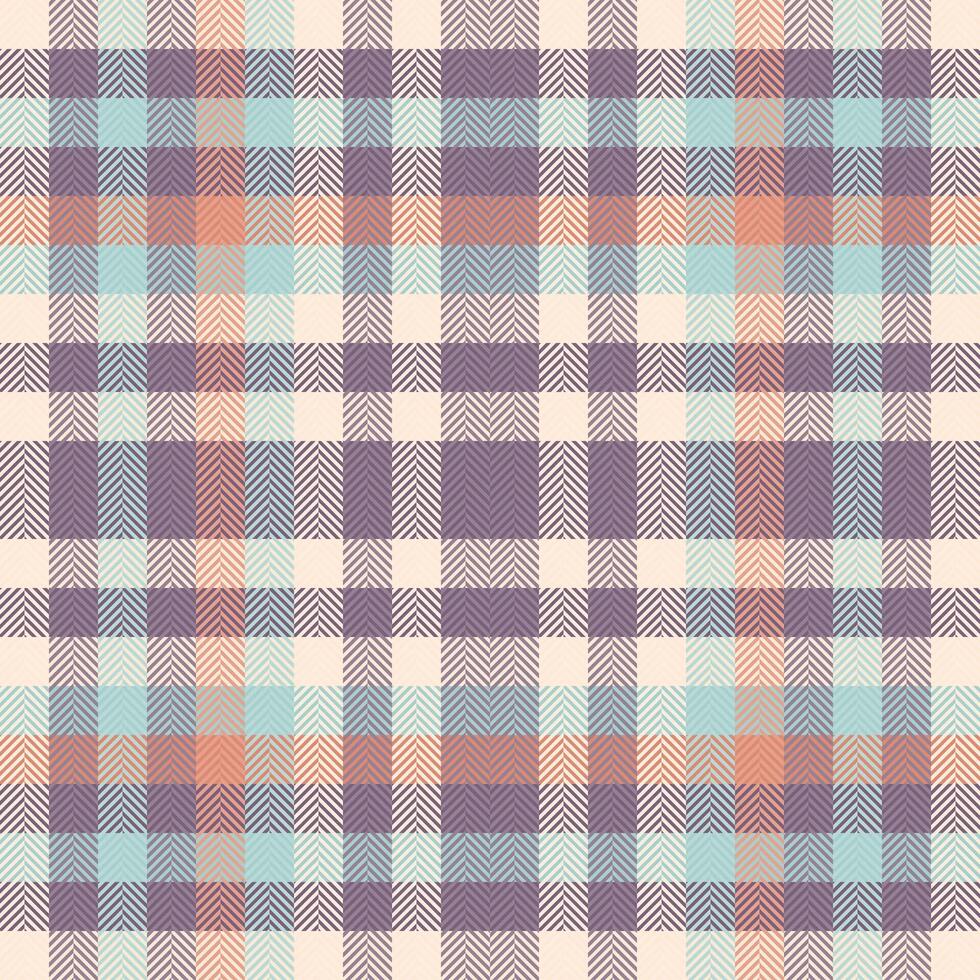 cool Vektor Textil- überprüfen, wiederholbar Muster Stoff Tartan Textur. ausgezogen nahtlos Muster Plaid Hintergrund im Pastell- und Licht Farben.