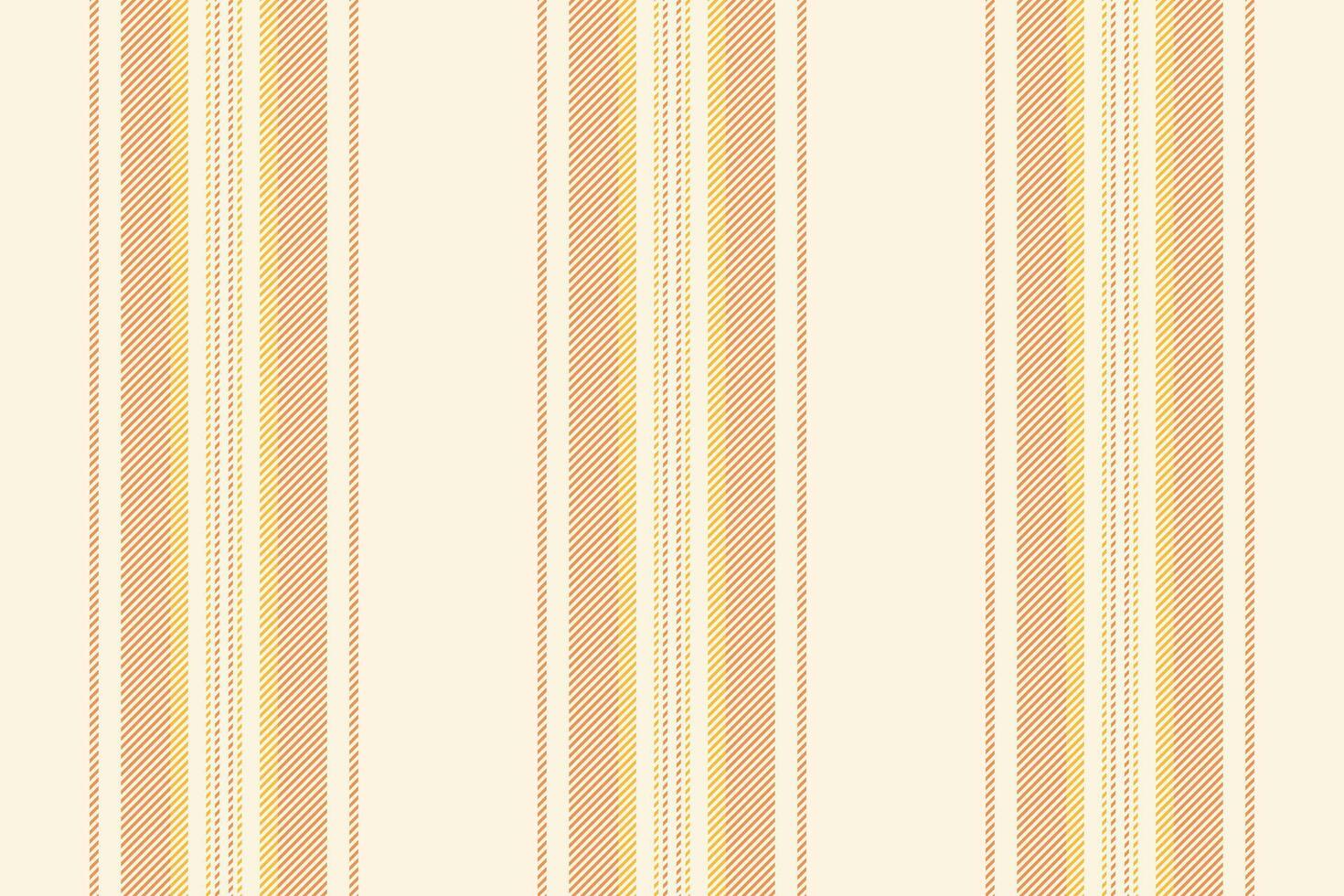 påsk textur vertikal vektor, oss rader bakgrund mönster. affär sömlös textil- tyg rand i majssilke och orange färger. vektor