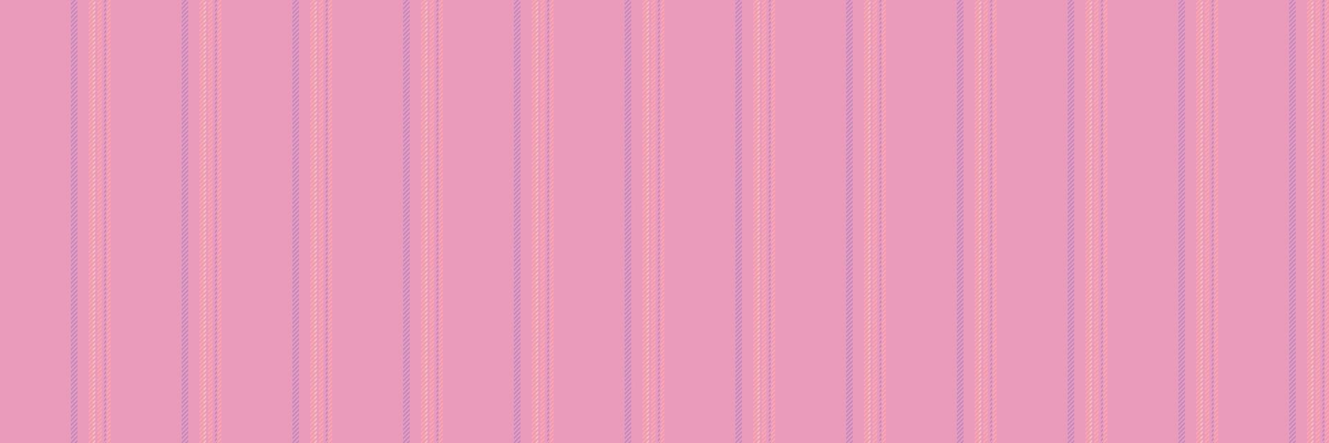 Fantasie Linien Stoff Hintergrund, Decke Streifen Muster Vektor. Hipster Textil- nahtlos Vertikale Textur im Rosa und rot Farben. vektor