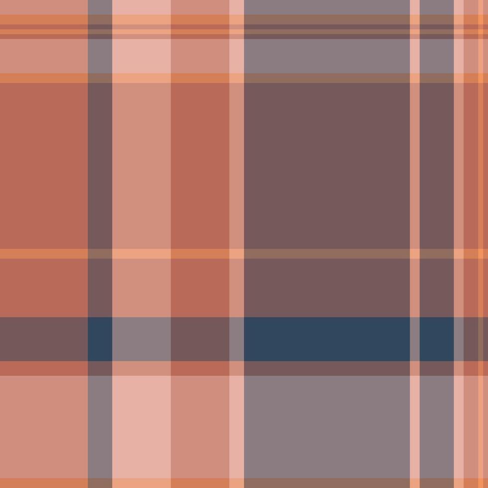 Hintergrund Vektor Plaid von Muster nahtlos Textil- mit ein prüfen Tartan Stoff Textur.