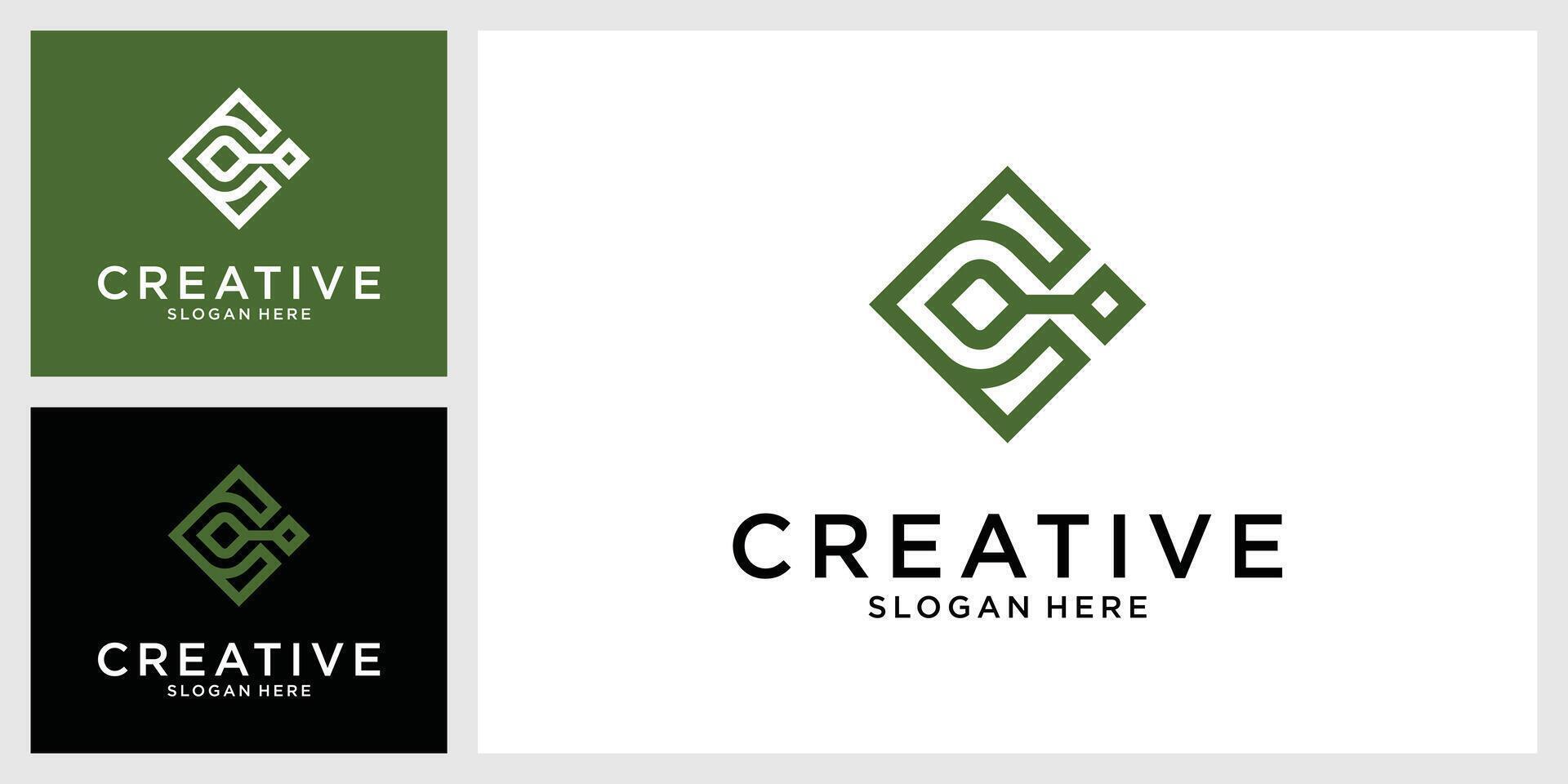 Brief c Logo Design Konzept Technologie vektor