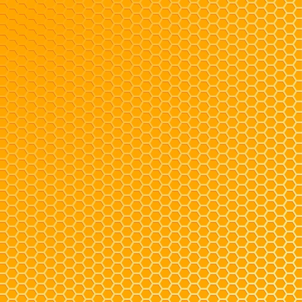 vaxkaka sömlös mönster gul honung hårkam vektor
