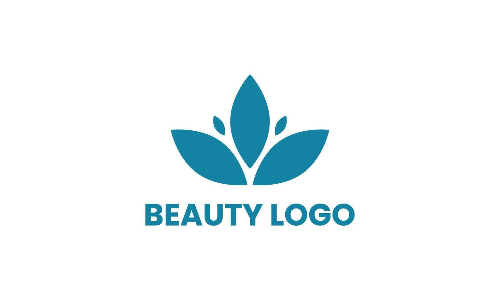 skönhet logotyp design vektor