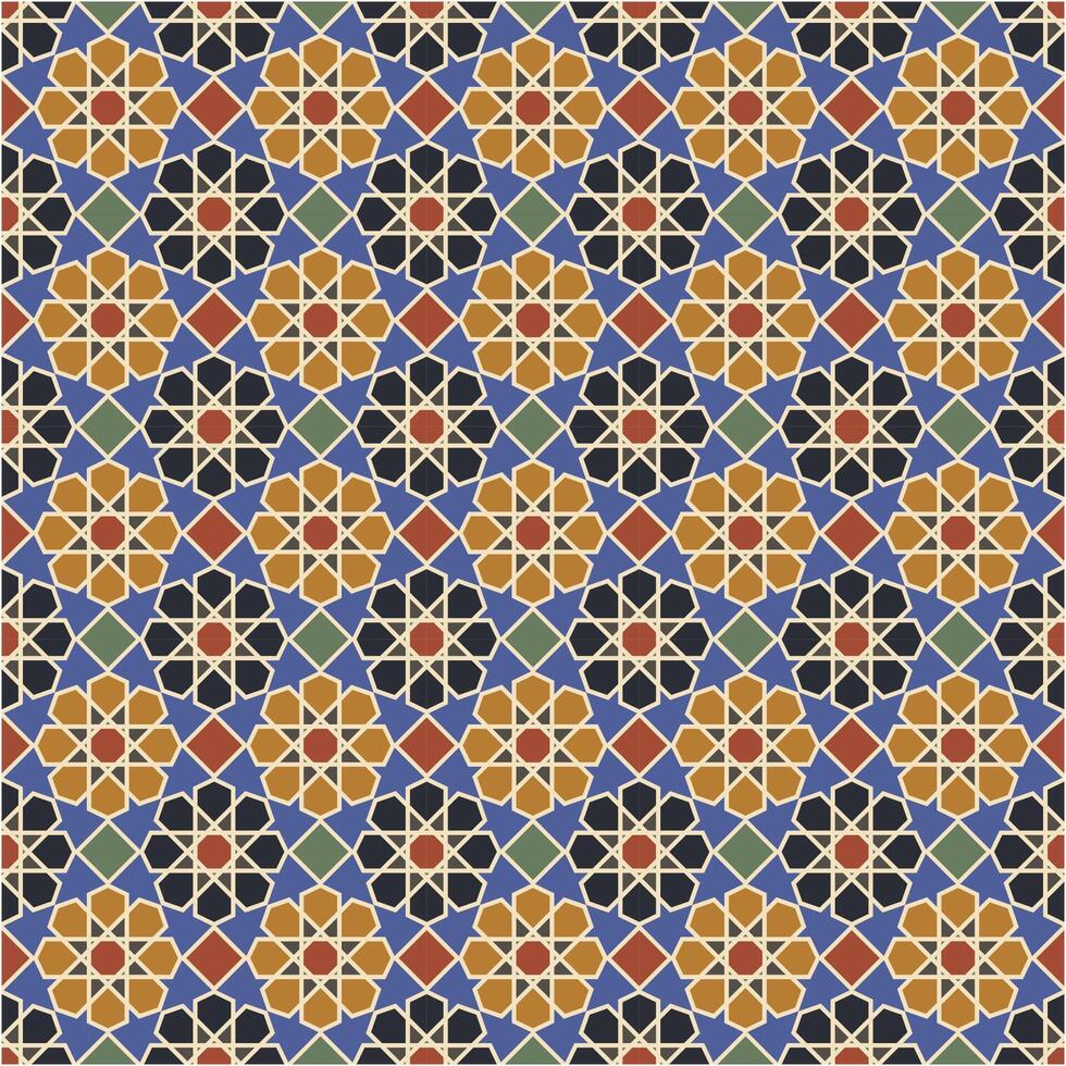 arabicum mönster bakgrund. islamic prydnad vektor. traditionell arab geometri. vektor