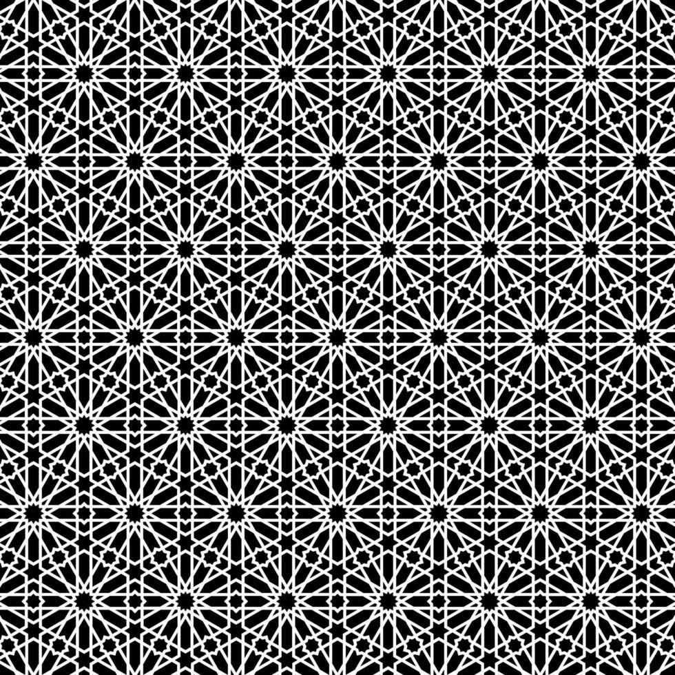 Arabisch Muster Hintergrund. islamisch Ornament Vektor. traditionell arabisch Geometrie. vektor