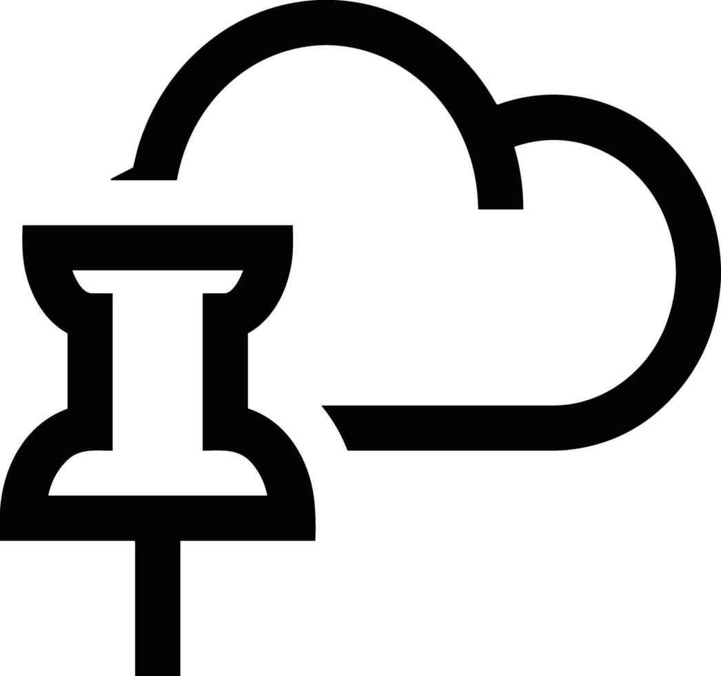 Wolke Symbol Symbol Vektor Bild. Illustration von das Hosting Lager Design Bild