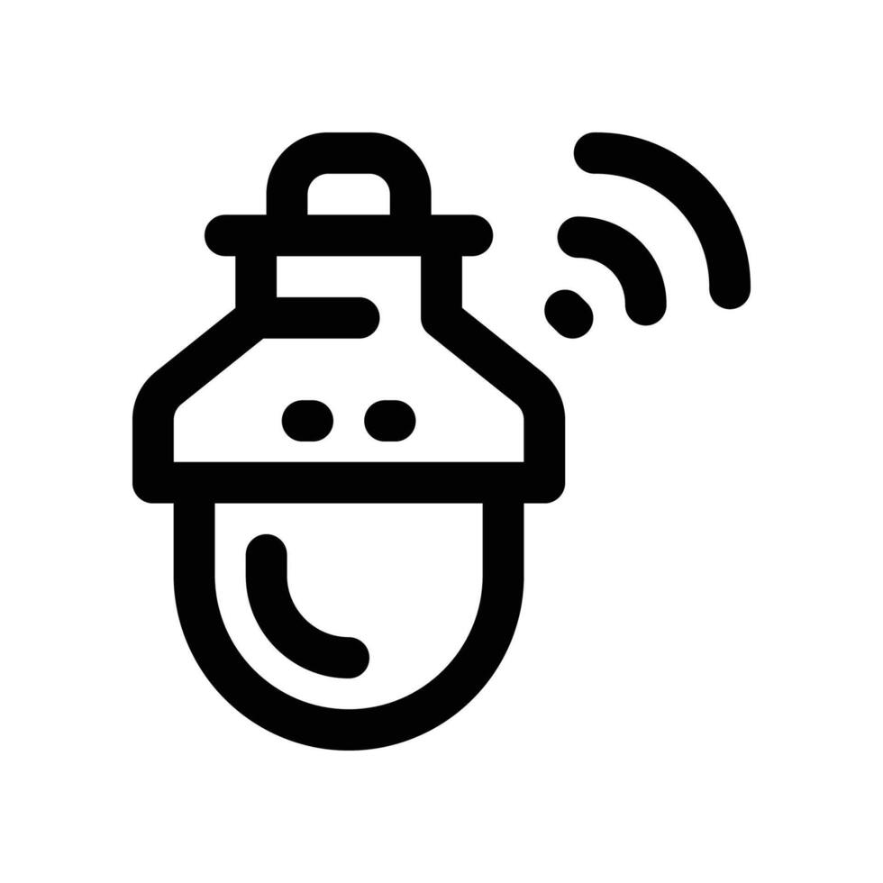 die Glühbirne Symbol. Vektor Linie Symbol zum Ihre Webseite, Handy, Mobiltelefon, Präsentation, und Logo Design.