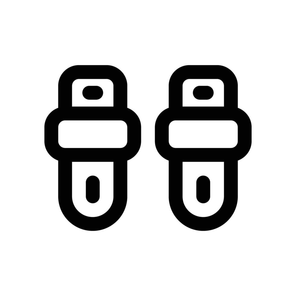 Slipper Symbol. Vektor Linie Symbol zum Ihre Webseite, Handy, Mobiltelefon, Präsentation, und Logo Design.