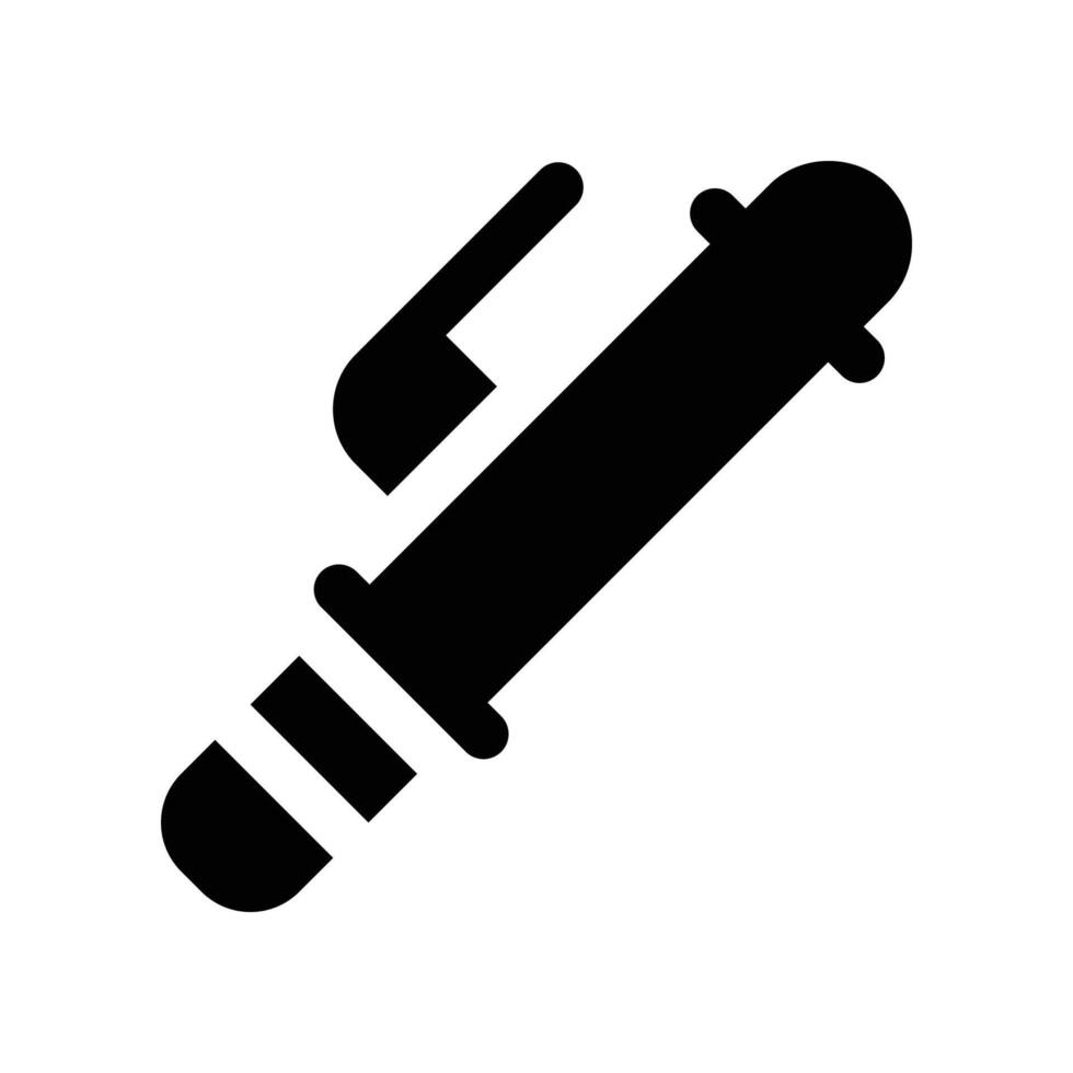 Haar Lockenwickler Symbol. Vektor Glyphe Symbol zum Ihre Webseite, Handy, Mobiltelefon, Präsentation, und Logo Design.