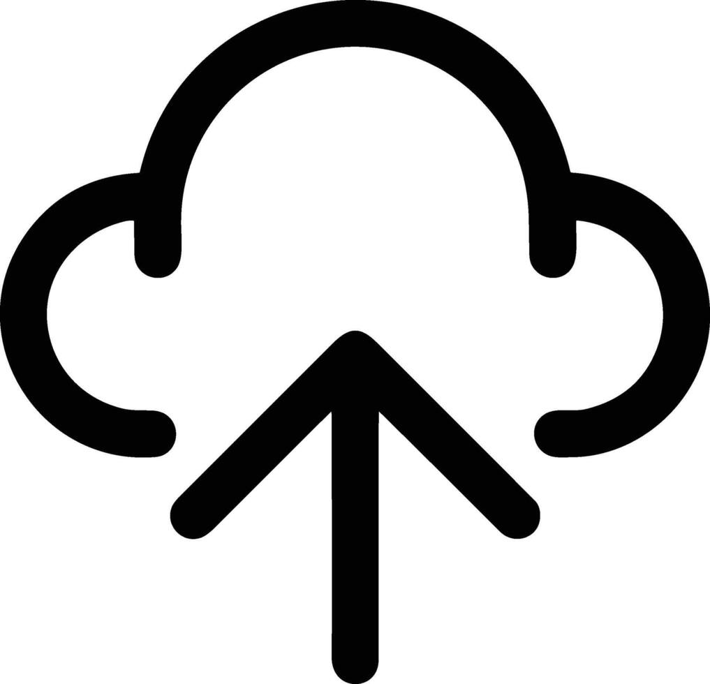 Wolke Symbol Symbol Vektor Bild. Illustration von das Hosting Lager Design Bild