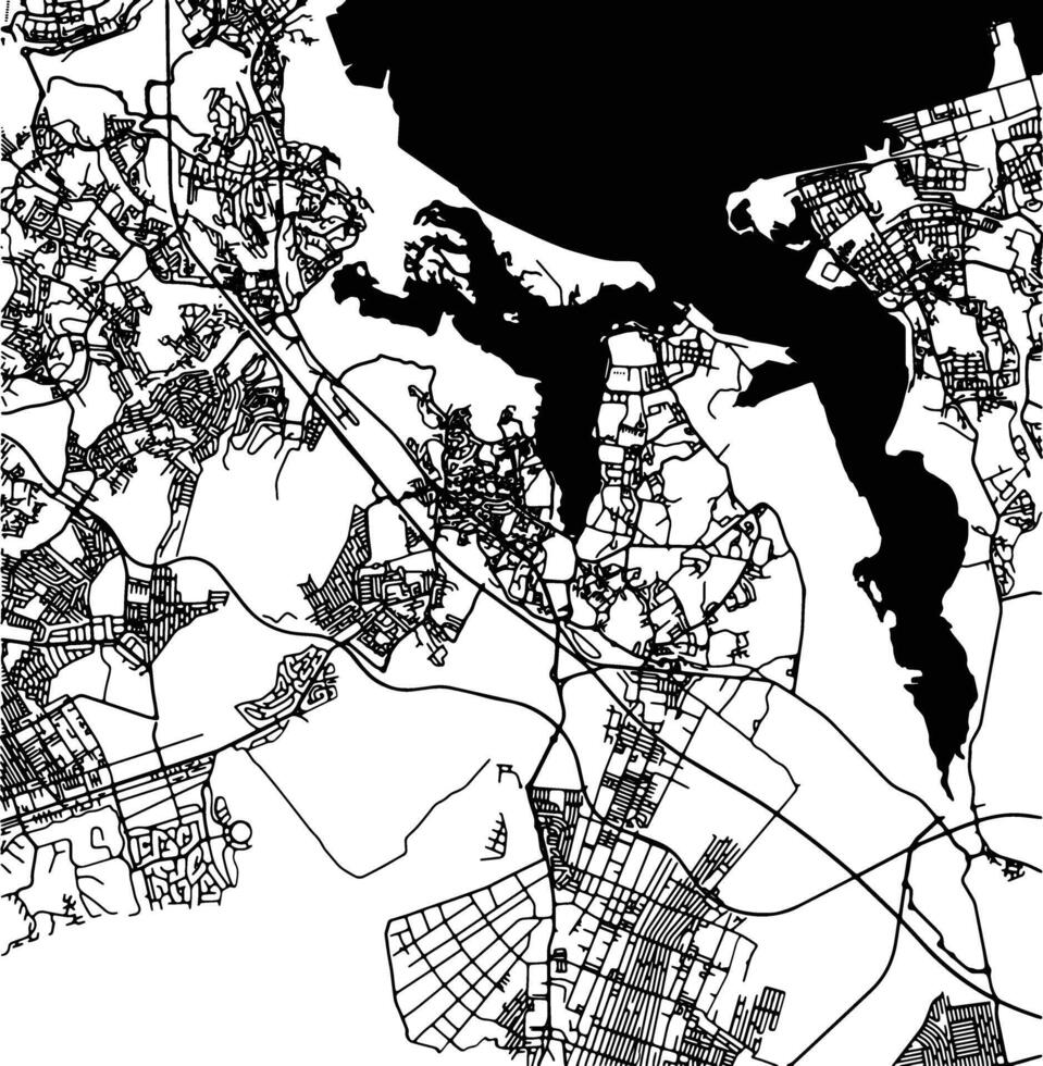 silhuett Karta av amora portugal. vektor