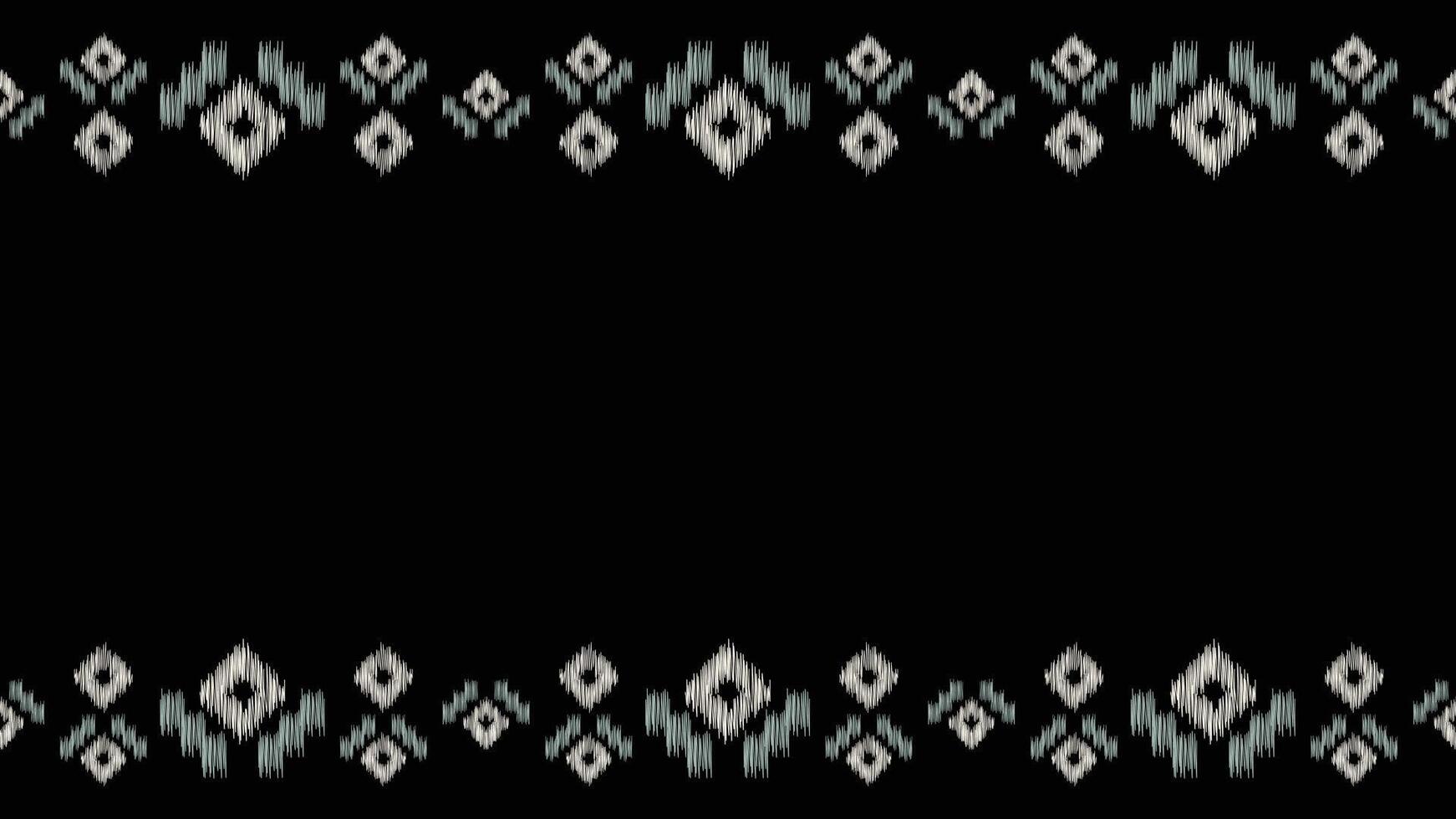 traditionell etnisk ikat motiv tyg mönster geometrisk stil.afrikansk ikat broderi etnisk orientalisk mönster svart bakgrund tapet. abstrakt, vektor, illustration.texture, ram, dekoration. vektor