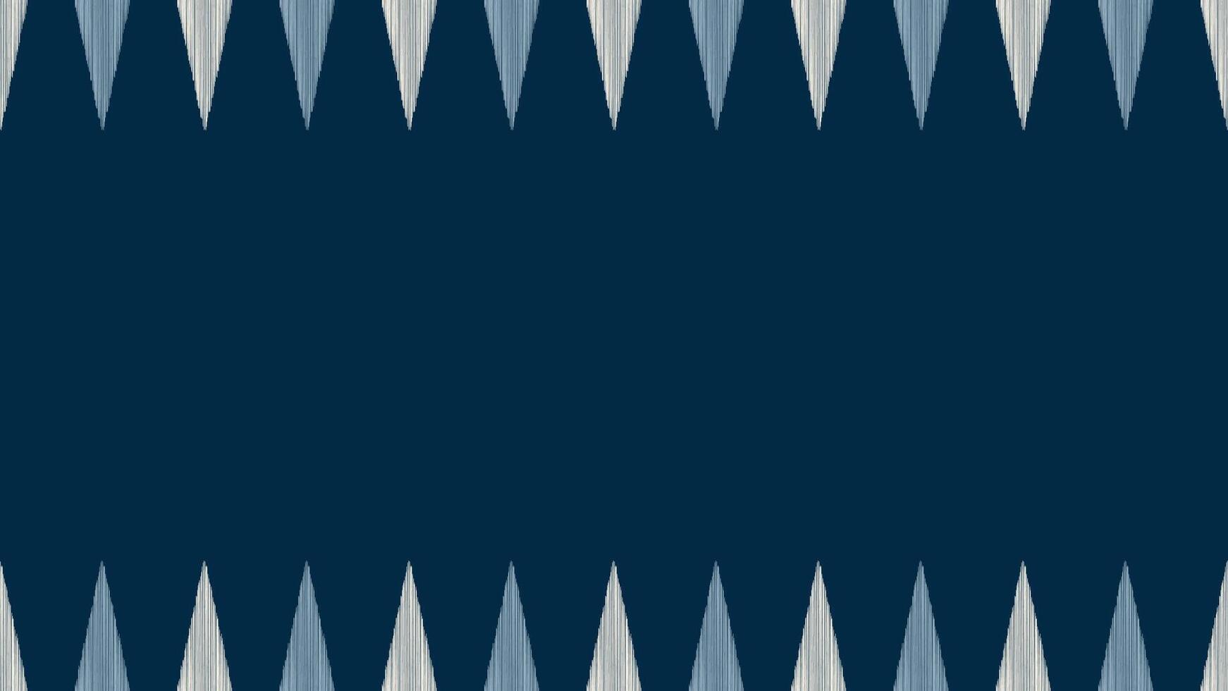 traditionell etnisk ikat motiv tyg mönster geometrisk stil.afrikansk ikat broderi etnisk orientalisk mönster blå bakgrund tapet. abstrakt, vektor, illustration.texture, ram, dekoration. vektor