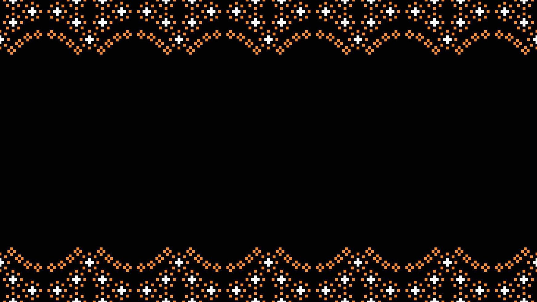 traditionell etnisk motiv ikat geometrisk tyg mönster korsa stitch.ikat broderi etnisk orientalisk pixel svart background.abstract, vektor, illustration. textur, halsduk, dekoration, tapeter. vektor