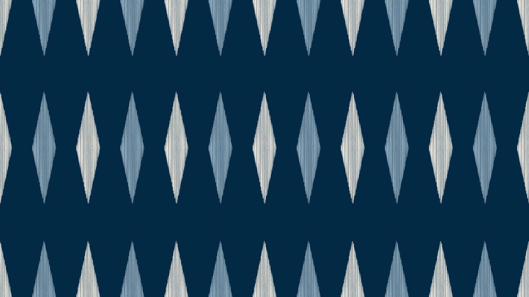 traditionell etnisk ikat motiv tyg mönster geometrisk stil.afrikansk ikat broderi etnisk orientalisk mönster blå bakgrund tapet. abstrakt, vektor, illustration.texture, ram, dekoration. vektor