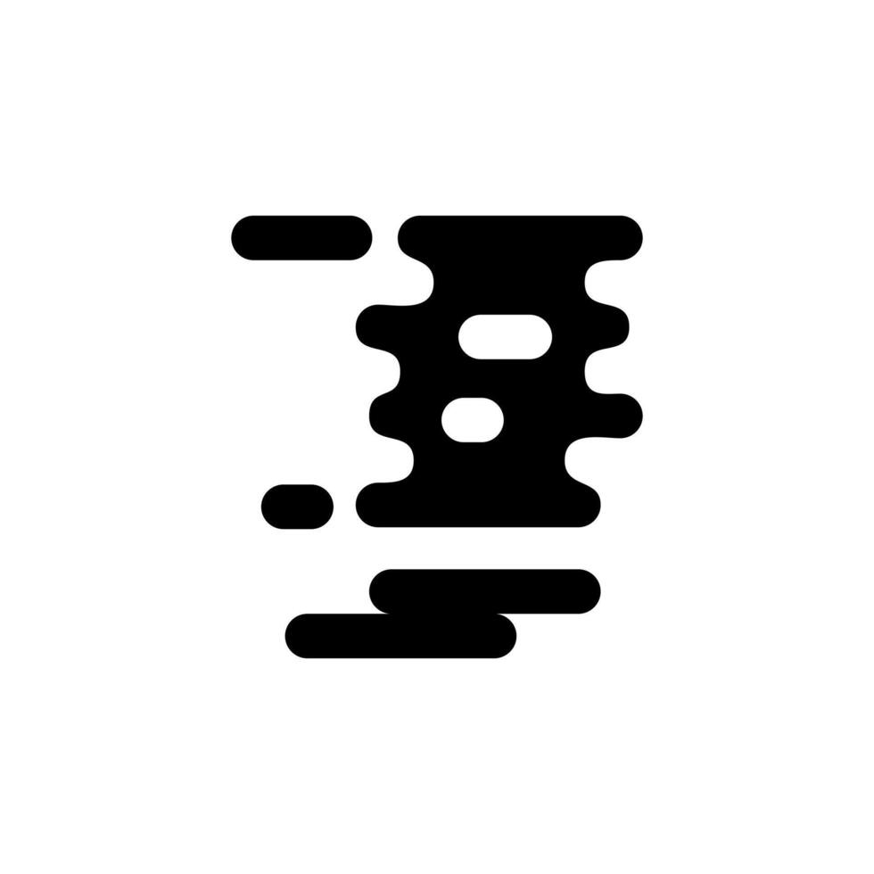 ikon vektor illustration av en dimma. platt prognos ikon av en dimma, redigerbar isolerat vit bakgrund.