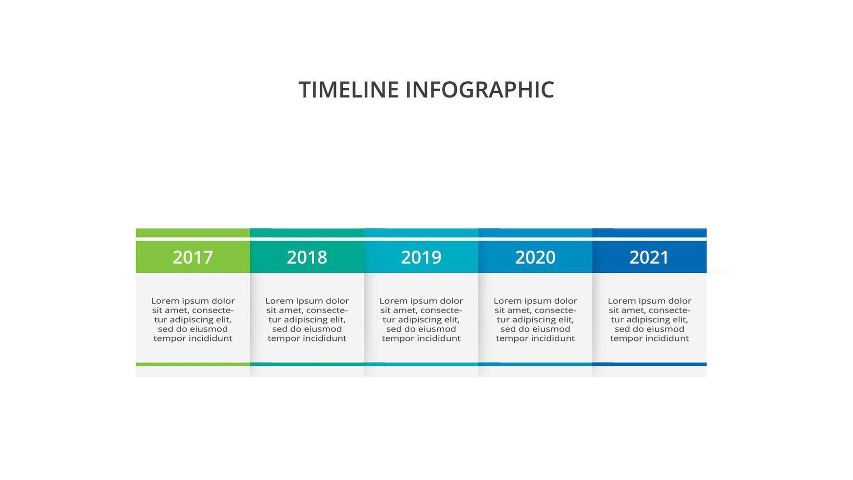 Zeitleiste mit 5 Elemente, Infografik Vorlage zum Netz, Geschäft, Präsentationen, Vektor Illustration