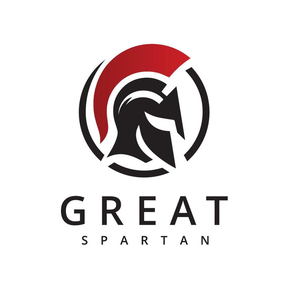 Sparta Maske, spartanisch Helm zum griechisch römisch Krieger Ritter Soldat Logo Design Inspiration vektor
