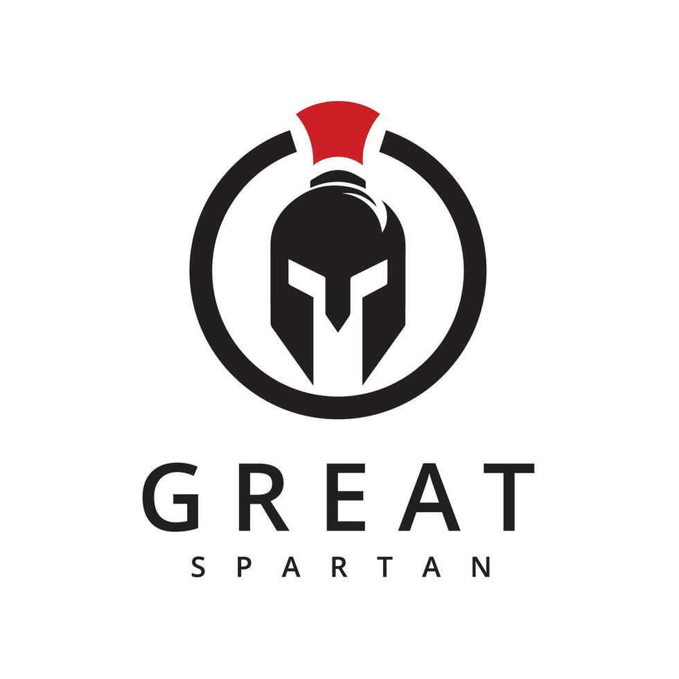 sparta mask, spartansk hjälm för grekisk roman krigare riddare solider logotyp design inspiration vektor