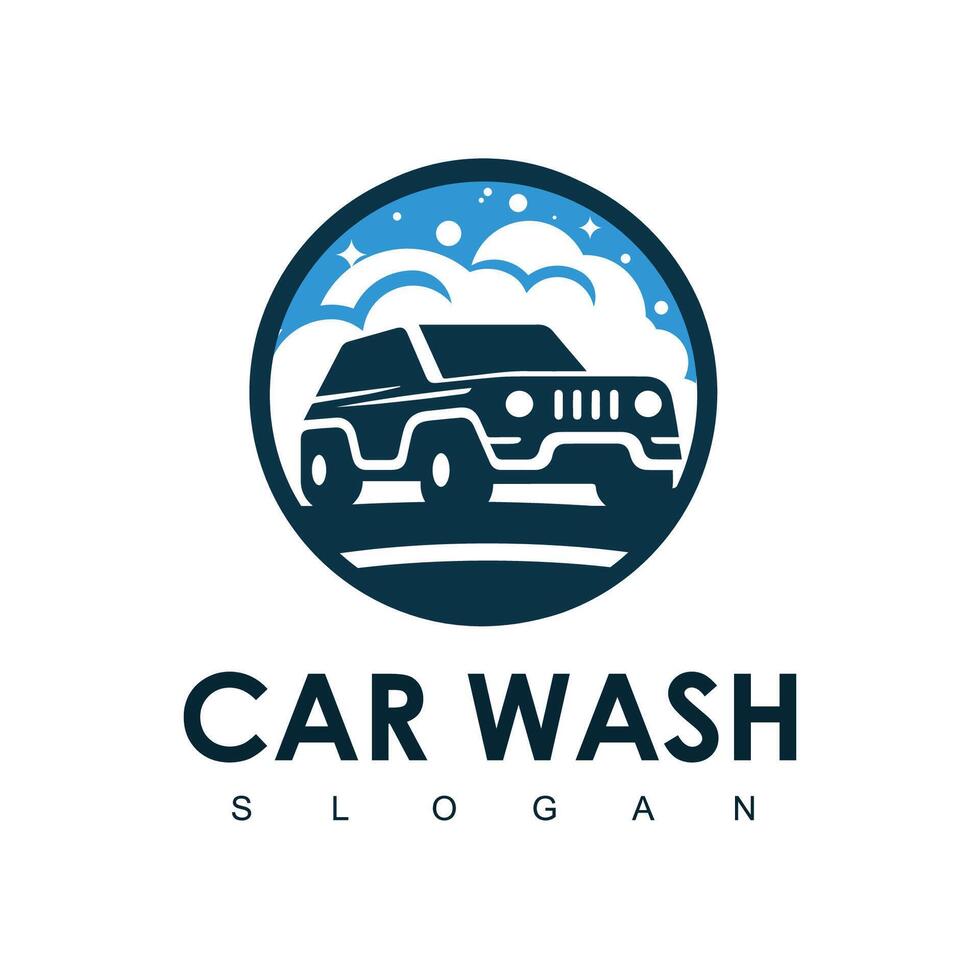 Auto waschen Logo Designs Konzept Vektor, Automobil Reinigung Logo Vorlage vektor