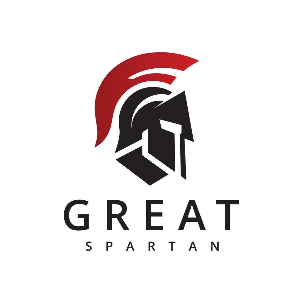 sparta mask, spartansk hjälm för grekisk roman krigare riddare solider logotyp design inspiration vektor