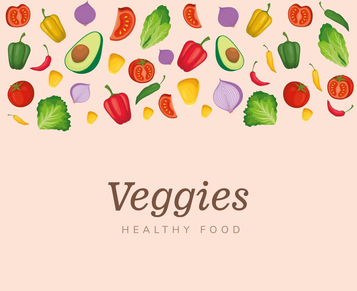 Gemüse Essen Poster vektor